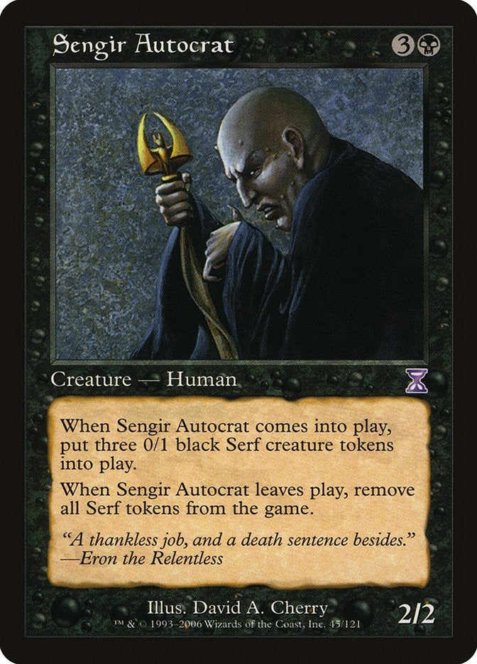 Image for Sengir Autocrat (45) [Timeshifted]