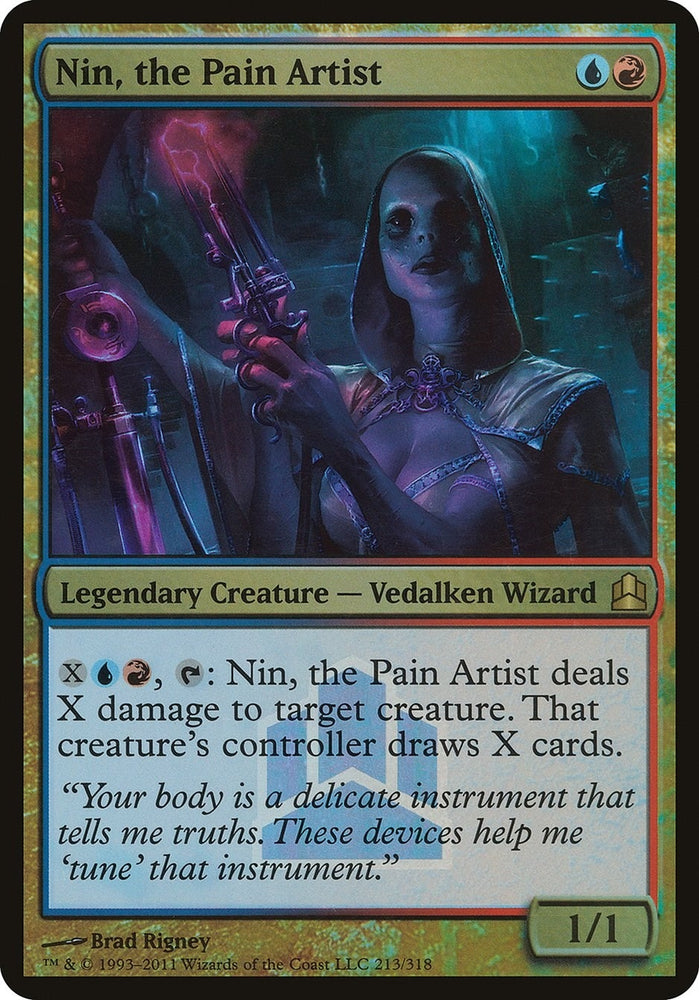 Image for Nin, the Pain Artist (Commander Launch Promo) (213) [Oversize Cards]
