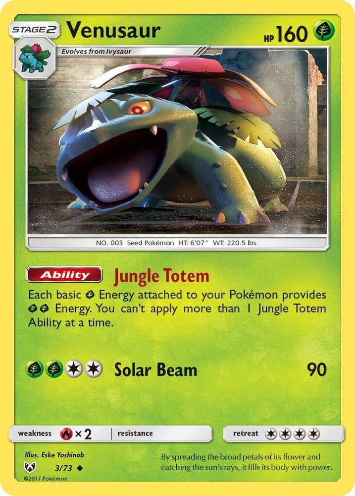 Image for Venusaur (3/73) [Shining Legends]
