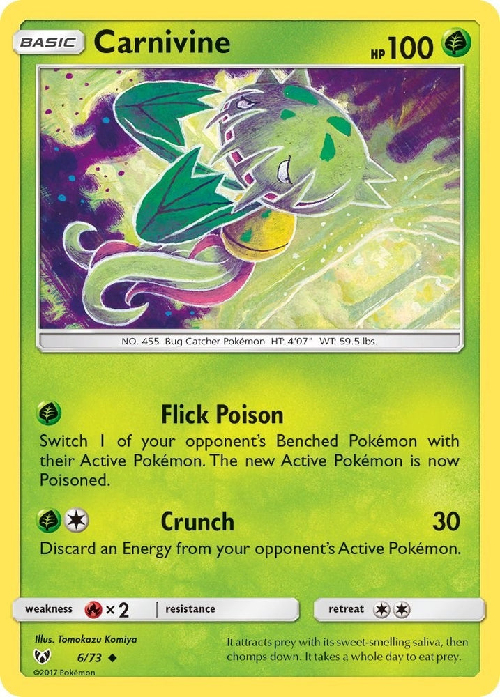 Image for Carnivine (6/73) [Shining Legends]