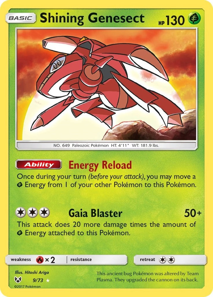 Image for Shining Genesect (9/73) [Shining Legends]