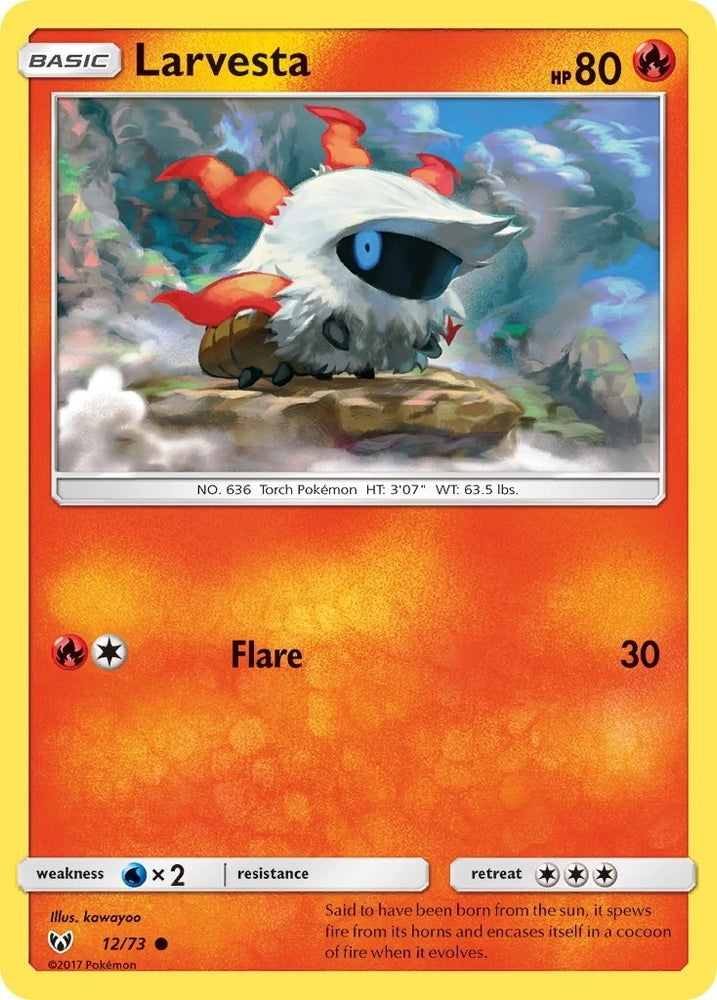 Image for Larvesta (12/73) [Shining Legends]