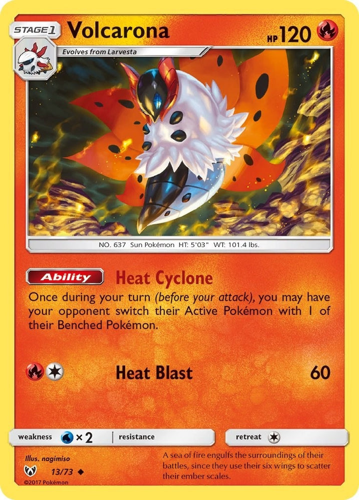 Image for Volcarona (13/73) [Shining Legends]