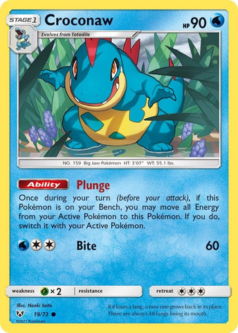 Image for Croconaw (19/73) [Shining Legends]