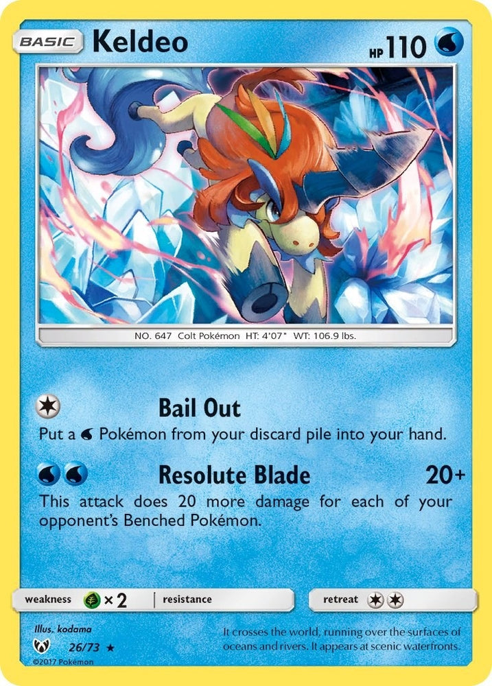 Image for Keldeo (26/73) [Shining Legends]