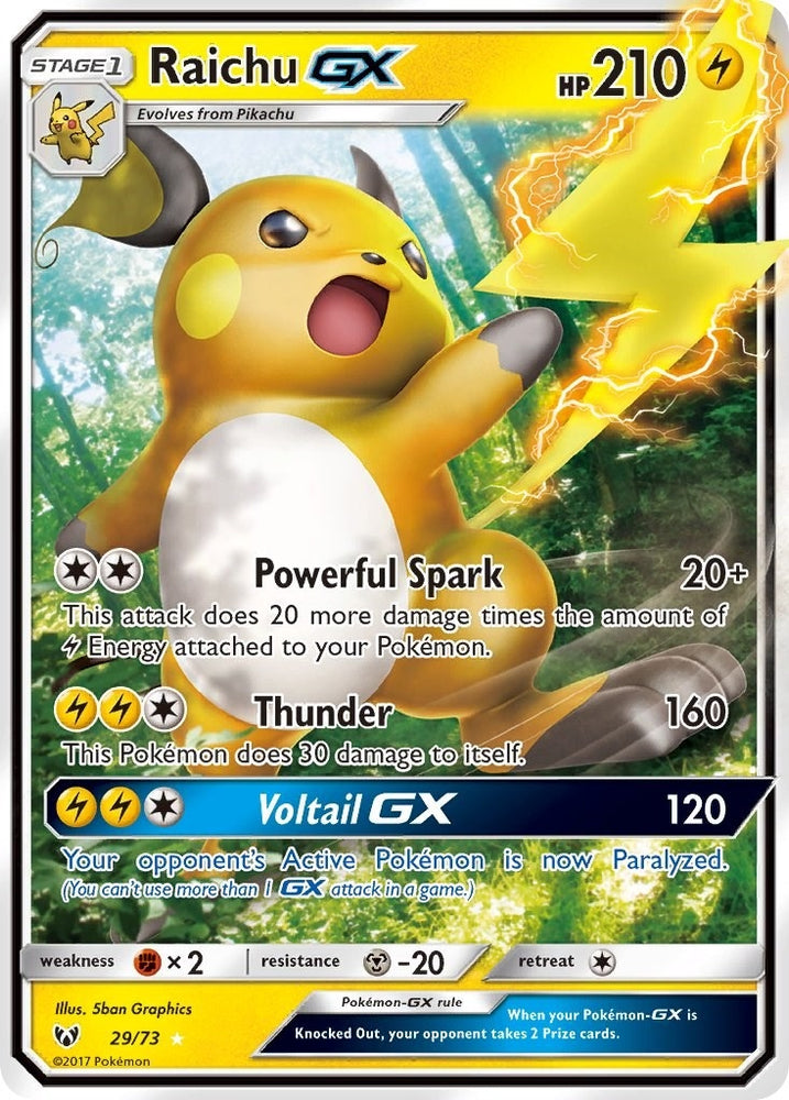 Image for Raichu GX (29/73) [Shining Legends]