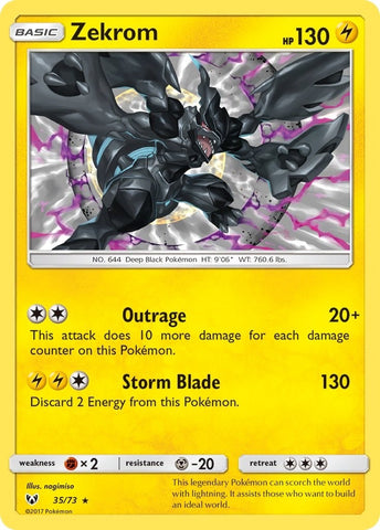 Image for Zekrom (35/73) - Pokemon