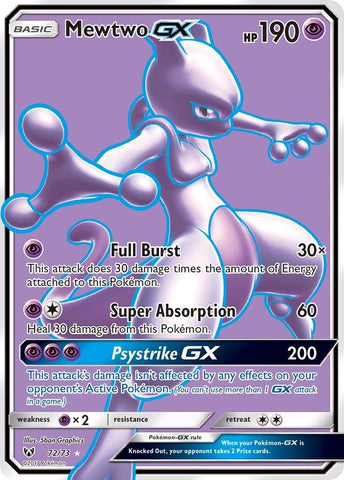 Image for Mewtwo GX (Full Art) (72/73) [Shining Legends]