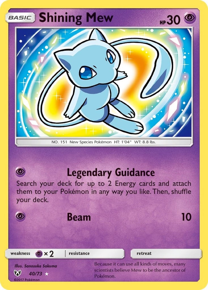 Image for Shining Mew (40/73) [Shining Legends]
