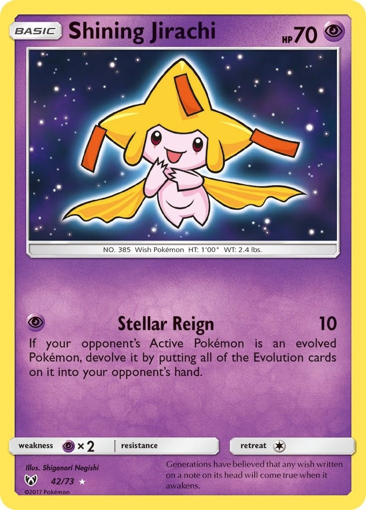 Image for Shining Jirachi (42/73) [Shining Legends]