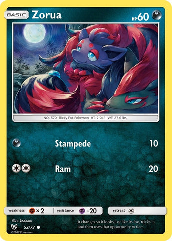 Image for Zorua (52/73) [Shining Legends]