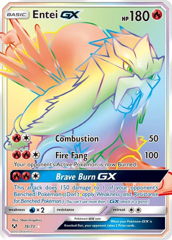 Image for Entei GX (Secret) (74/73) [Shining Legends]