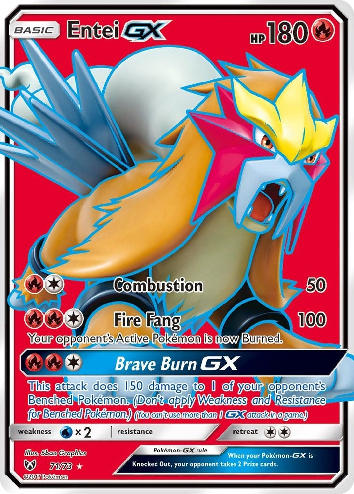 Image for Entei GX (Full Art) (71/73) [Shining Legends]