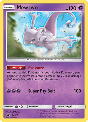 Image for Mewtwo - SM77 (SM77) [SM Promos]
