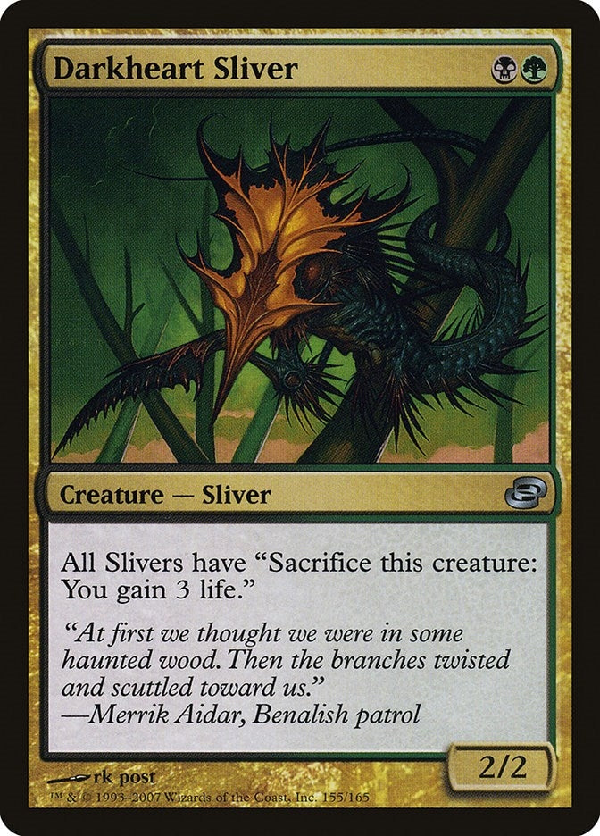 Image for Darkheart Sliver (155) [Planar Chaos]