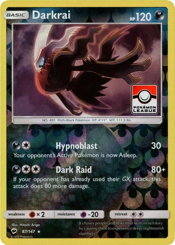 Image for Darkrai (087/147) [League & Championship Cards]