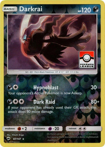 Image for Darkrai (087/147) [League & Championship Cards]