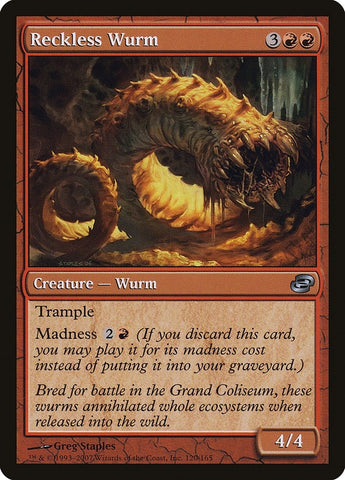 Image for Reckless Wurm (120) - Magic: The Gathering
