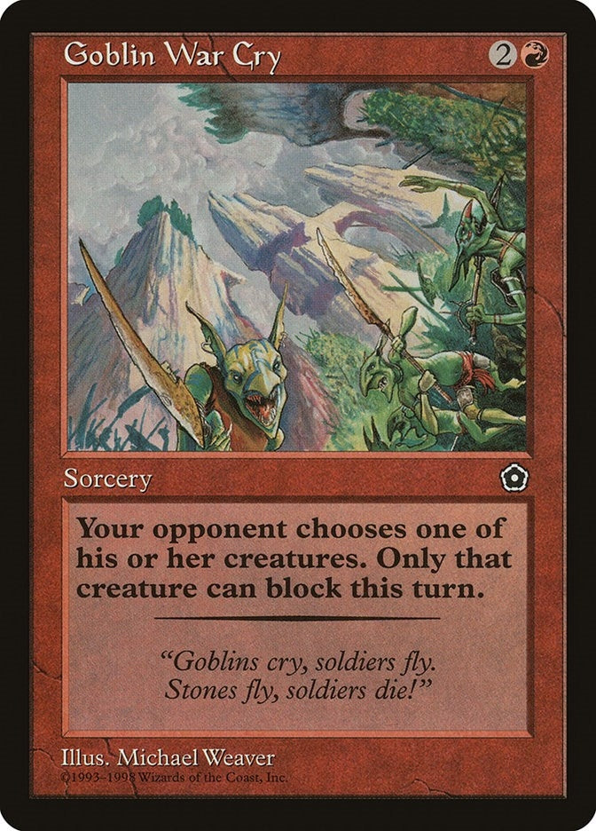 Image for Goblin War Cry [Portal Second Age]