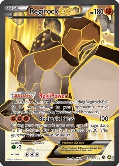 Image for Regirock EX - 43a/124 (043a/124) - Pokemon