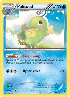 Politoed - 18/111 (Cosmos Holo) (018/111) (Miscellaneous Cards & Products)