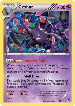 Crobat - 33/119 (Cosmos Holo) (033/119) (Miscellaneous Cards & Products)