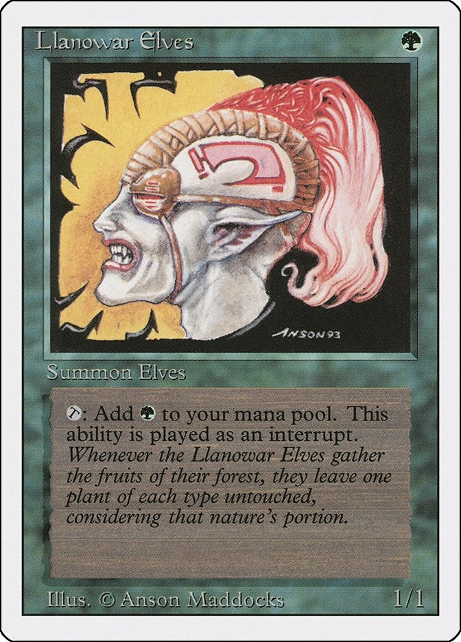 Image for Llanowar Elves [Revised Edition]