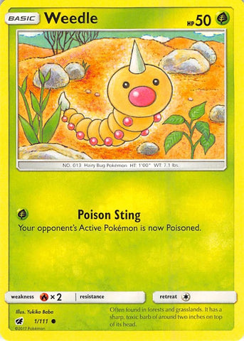 Image for Weedle (1/111) [SM - Crimson Invasion]