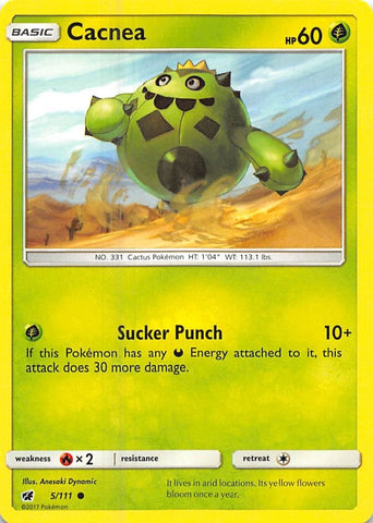 Image for Cacnea (5/111) [SM - Crimson Invasion]