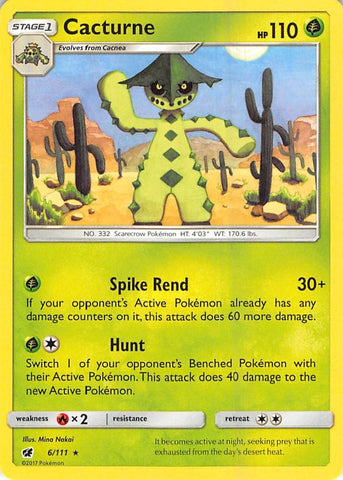 Image for Cacturne (6/111) [SM - Crimson Invasion]