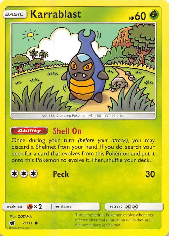 Image for Karrablast (7/111) [SM - Crimson Invasion]
