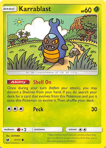 Image for Karrablast (7/111) [SM - Crimson Invasion]