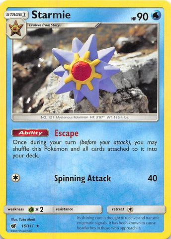 Image for Starmie (16/111) - Pokemon