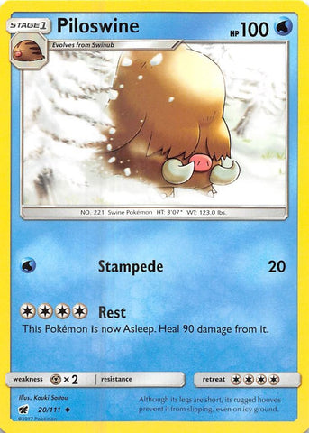 Image for Piloswine (20/111) [SM - Crimson Invasion]