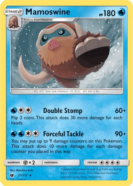 Image for Mamoswine (21/111) [SM - Crimson Invasion]