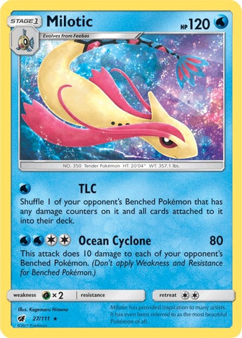 Image for Milotic (27/111) [SM - Crimson Invasion]