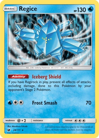 Image for Regice (28/111) - Pokemon