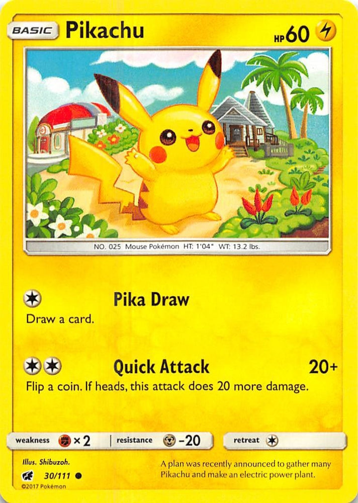 Image for Pikachu (30/111) [SM - Crimson Invasion]