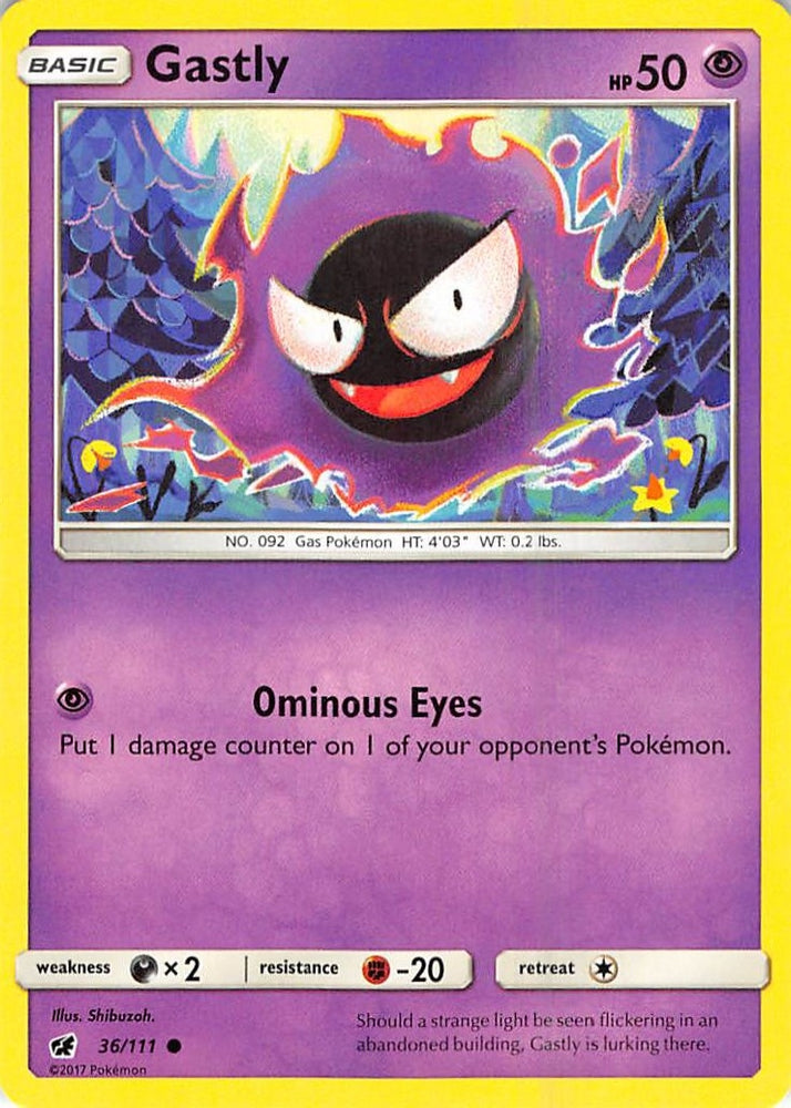 Image for Gastly (36/111) [SM - Crimson Invasion]