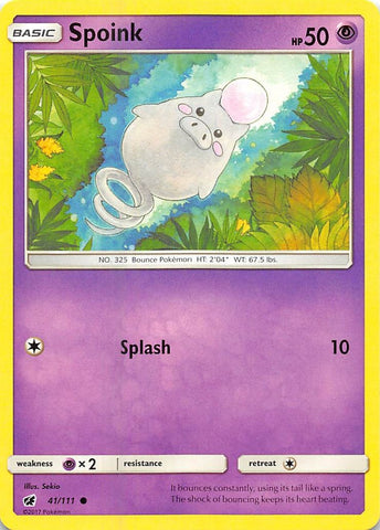 Image for Spoink (41/111) [SM - Crimson Invasion]