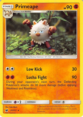 Image for Primeape (51/111) - Pokemon