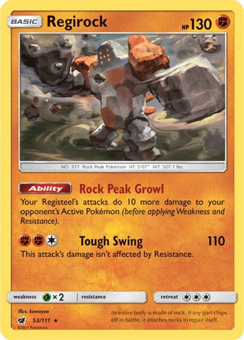 Image for Regirock (53/111) - Pokemon