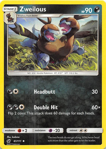 Image for Zweilous (61/111) - Pokemon