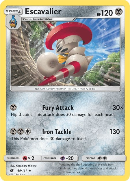Image for Escavalier (69/111) [SM - Crimson Invasion]