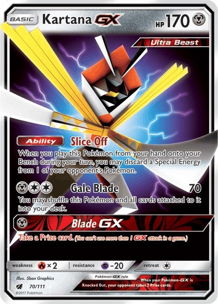 Image for Kartana GX (70/111) [SM - Crimson Invasion]