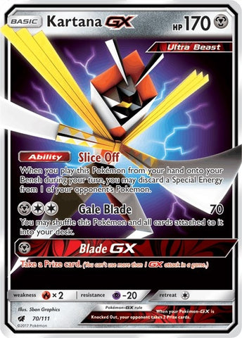 Image for Kartana GX (70/111) [SM - Crimson Invasion]