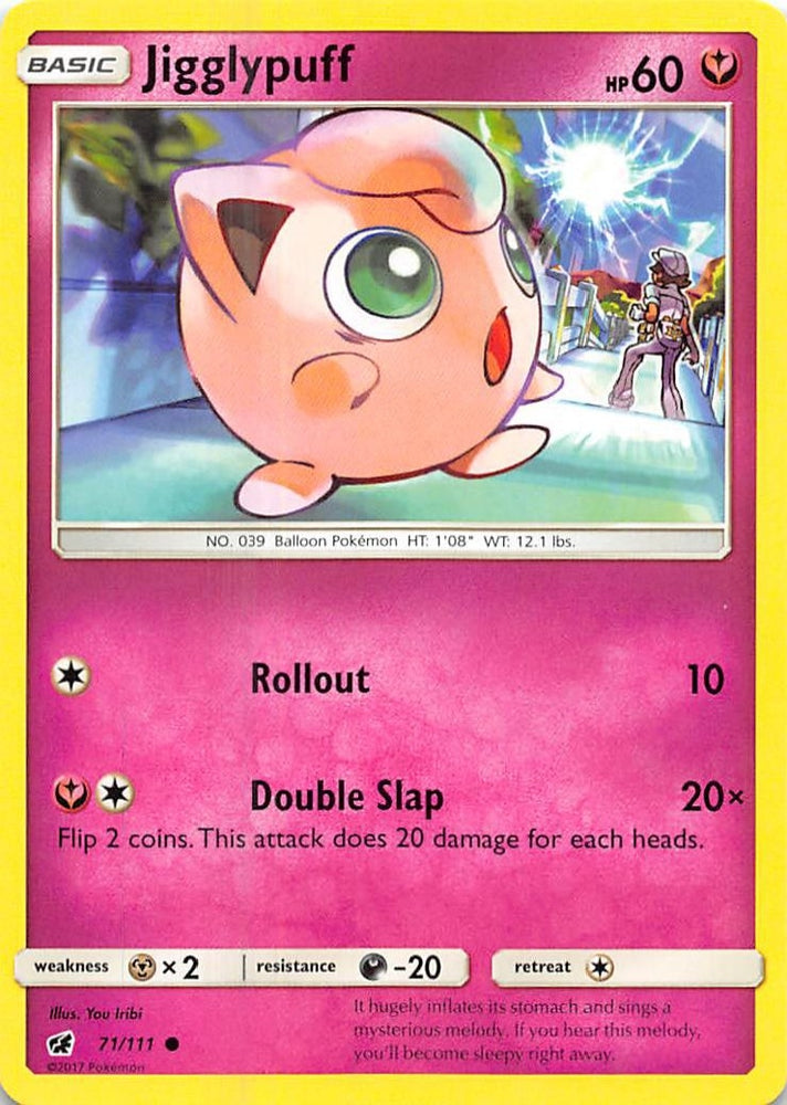 Image for Jigglypuff (71/111) [SM - Crimson Invasion]