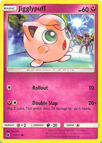 Image for Jigglypuff (71/111) [SM - Crimson Invasion]