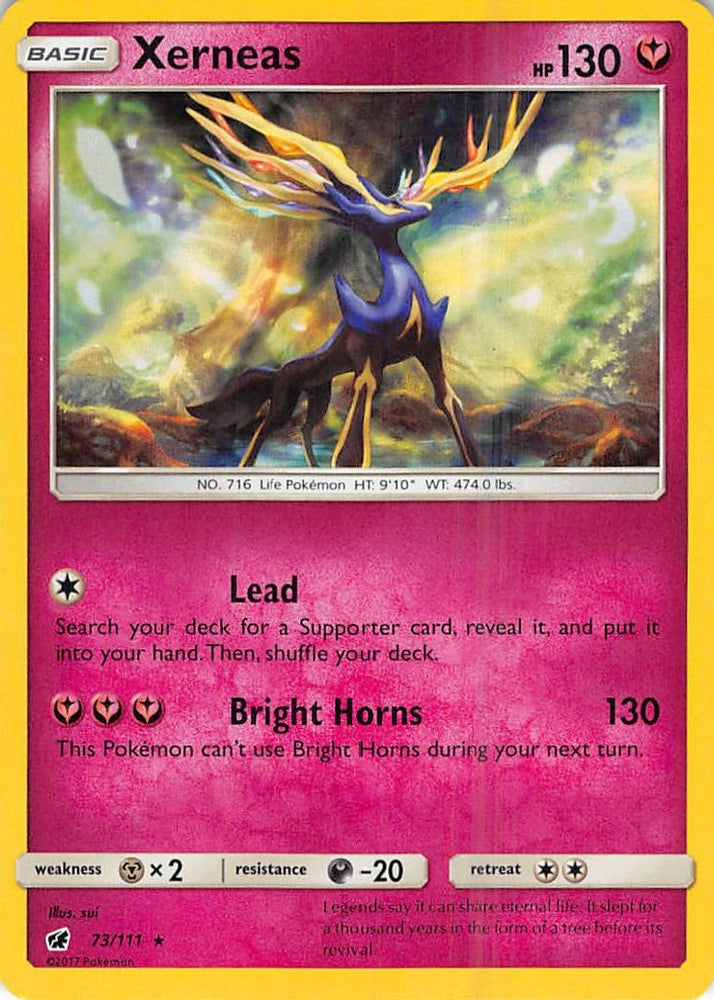 Image for Xerneas (73/111) [SM - Crimson Invasion]