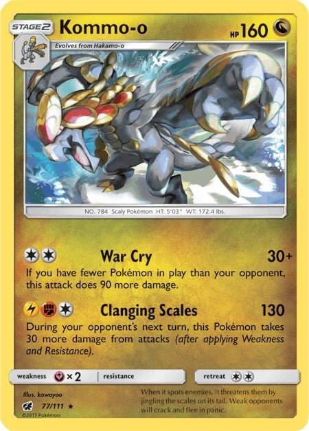 Image for Kommo-o (77/111) [SM - Crimson Invasion]